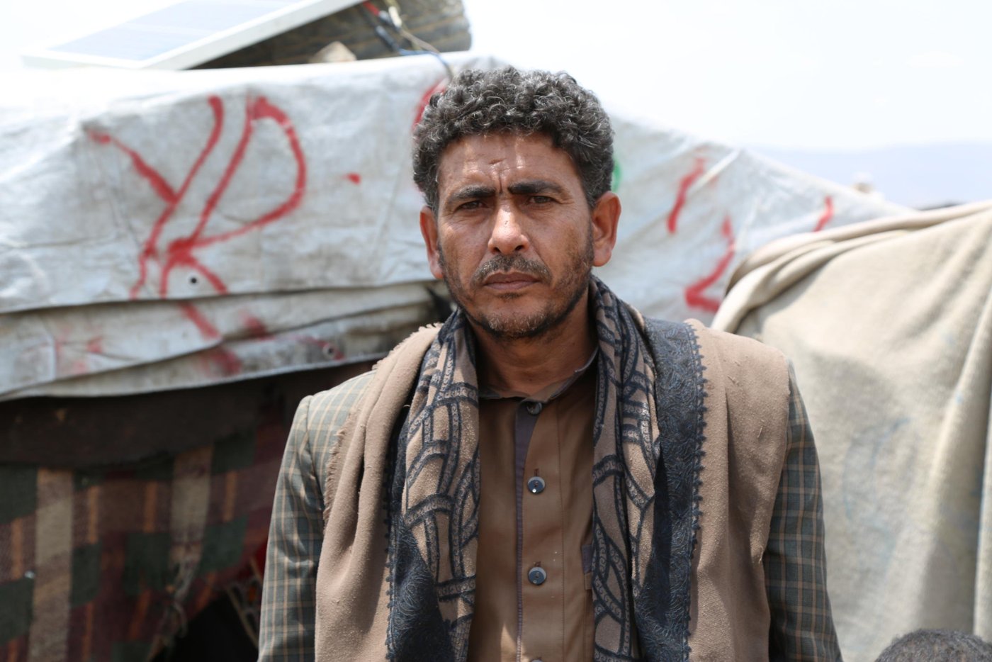Mohammed Al-Hawsali is in his 40s. He used to work as a land broker in Hodeida city. Before the conflict escalated he owned three houses.
“The shooting came from all directions and warplanes were hovering above us. The airstrikes hit a house next to my three houses. Two of my properties were completely destroyed and can no longer be rented, and one was badly damaged. Those houses are all that I had. They were my life’s work.”
Photo: Nasser Abdulkareem/NRC