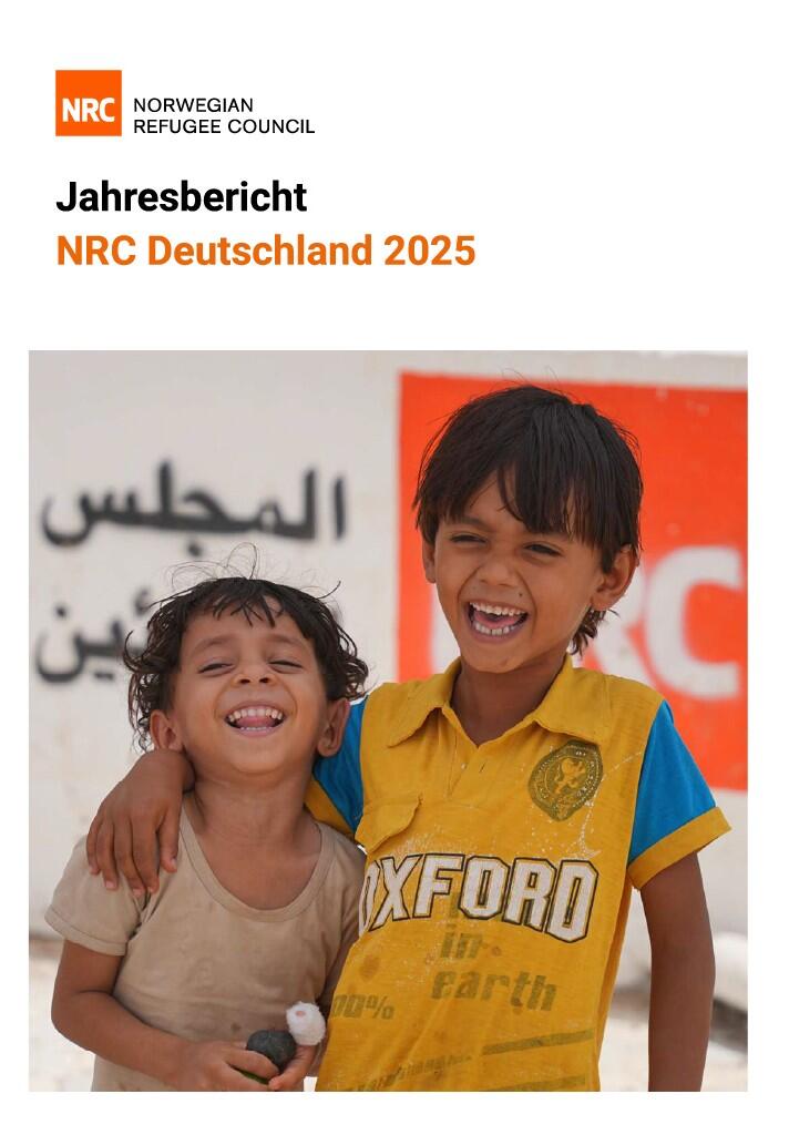 Front page of Jahresbericht NRC Deutschland 2025