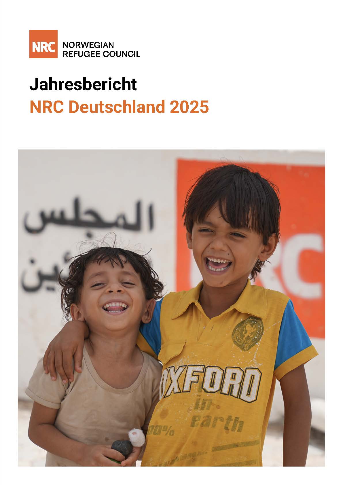 Front page of Jahresbericht NRC Deutschland 2025