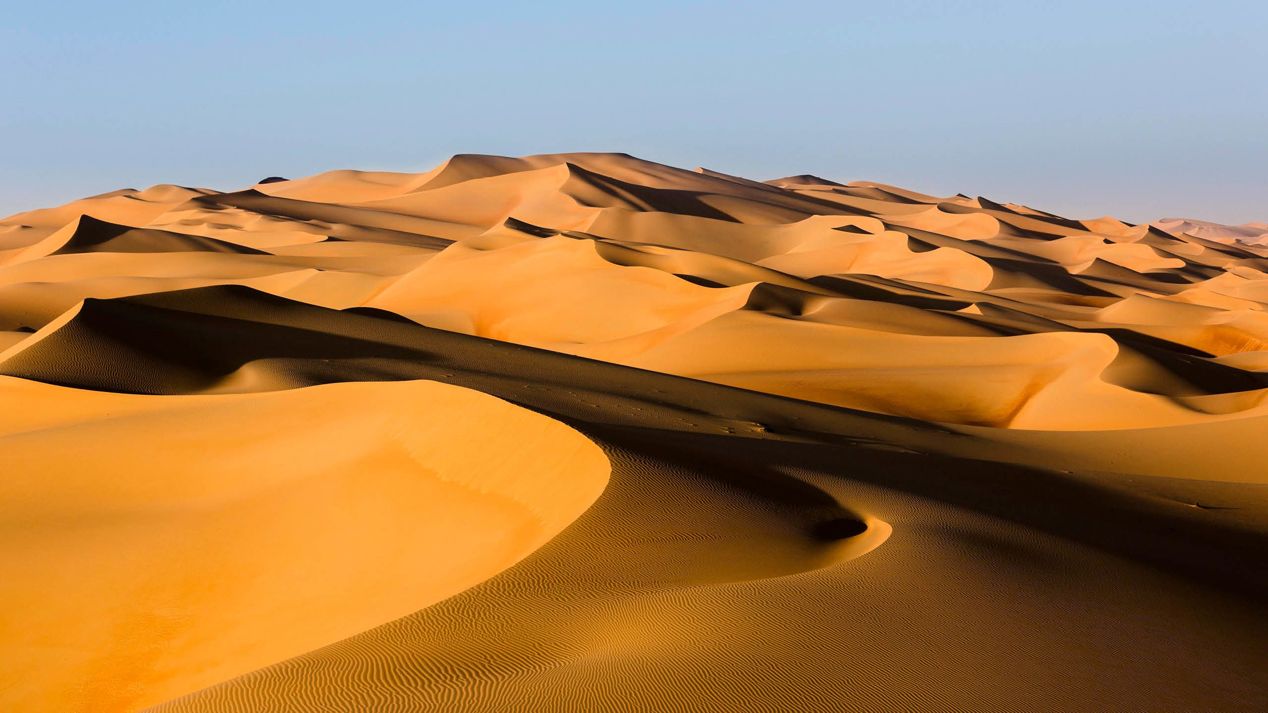 Die Wüste Rub Al-Khali im Jemen